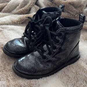 UGG Kids Sparkly Black Boots